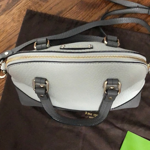Kate Spade two tone grey Cameron Street Satchel - Picture 7 of 8